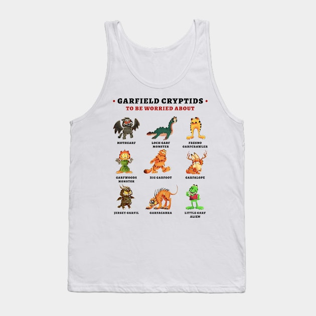 Lasagna Cat Cryptids Tank Top by Snellby